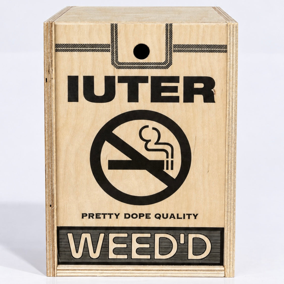 PRETTYDOPE X WEED’D X IUTER CERAMIC BONG