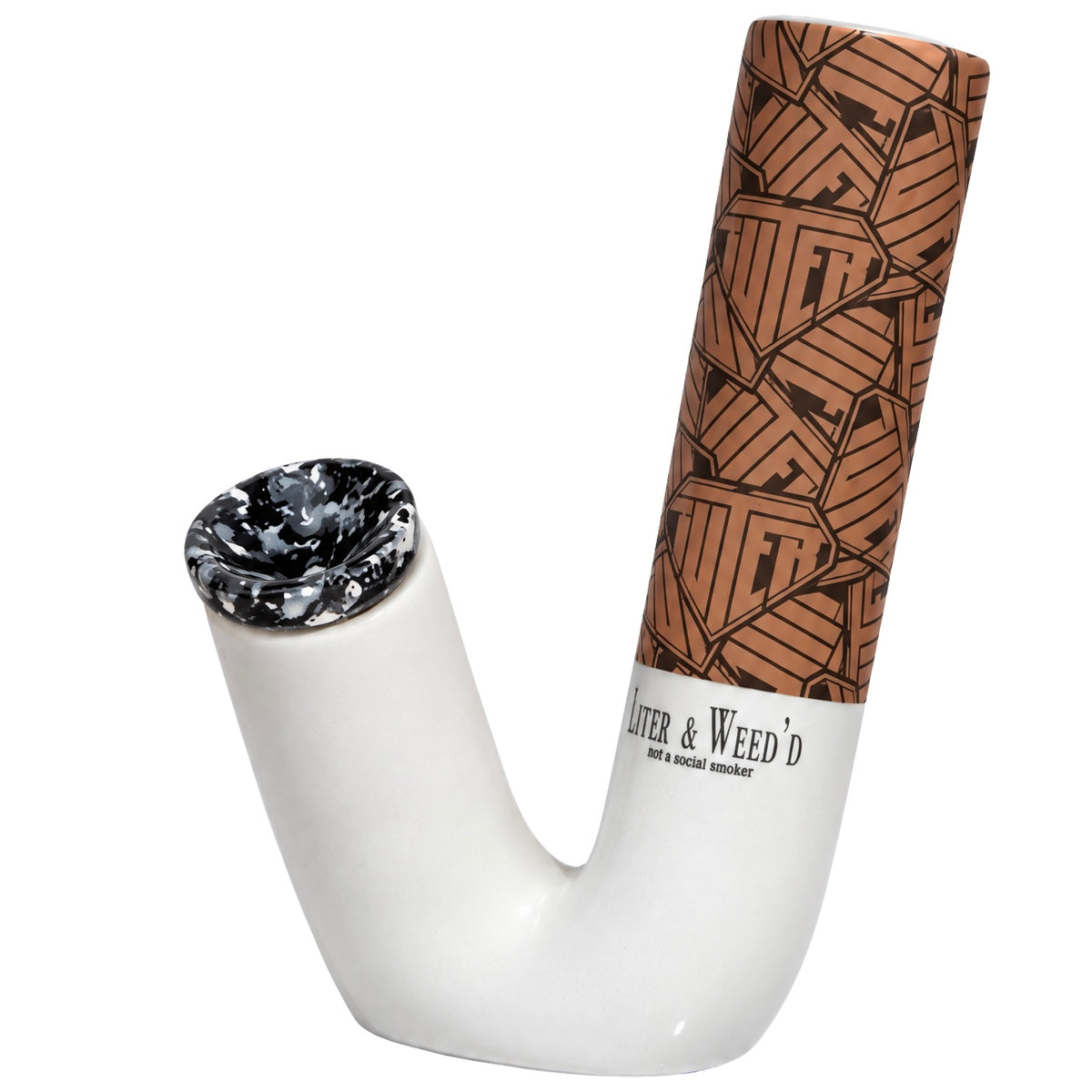 PRETTYDOPE X WEED’D X IUTER CERAMIC BONG